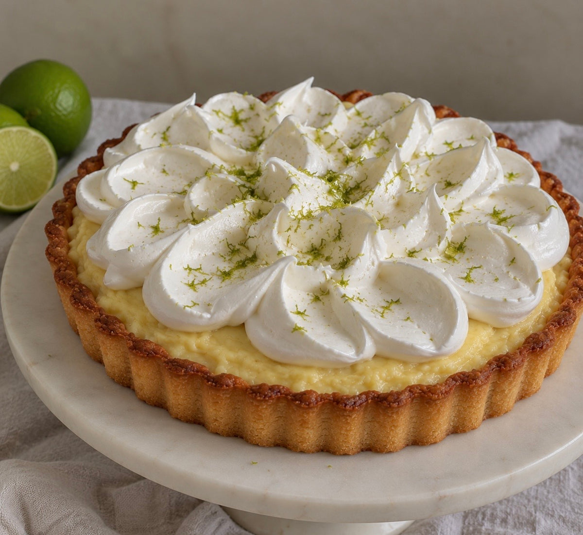 Key Lime Blossom Tart
