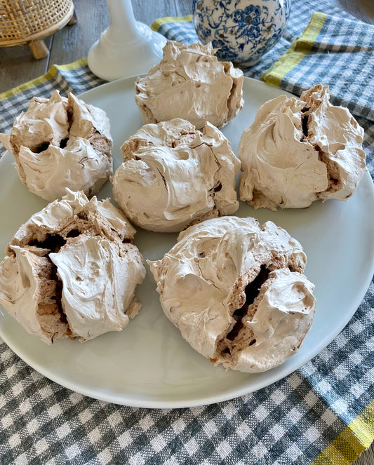 Chocolate Chocolate Chip Meringues (Half Dozen) image 0