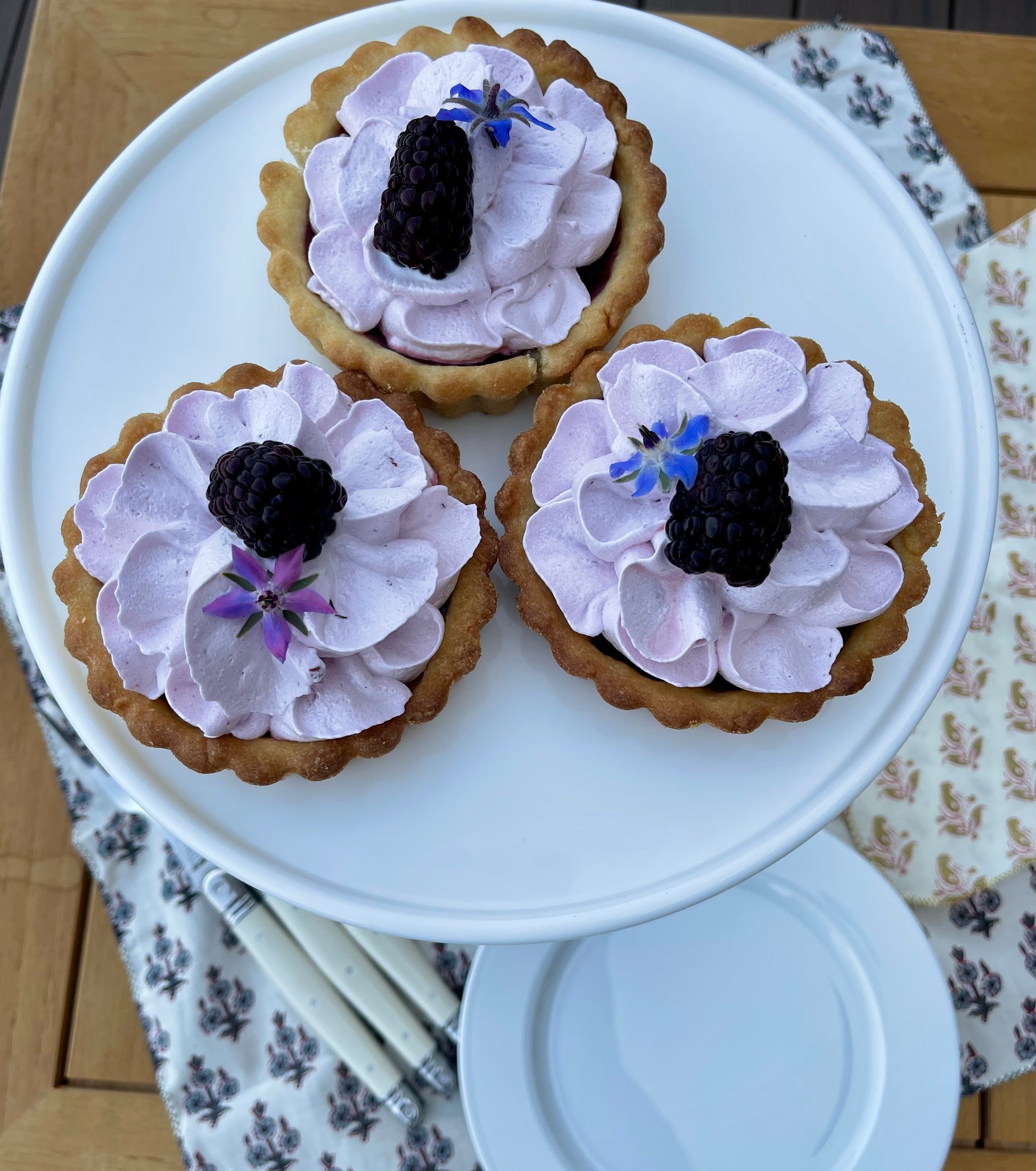 Blackberry Meringue Tarts (Dozen) image 0