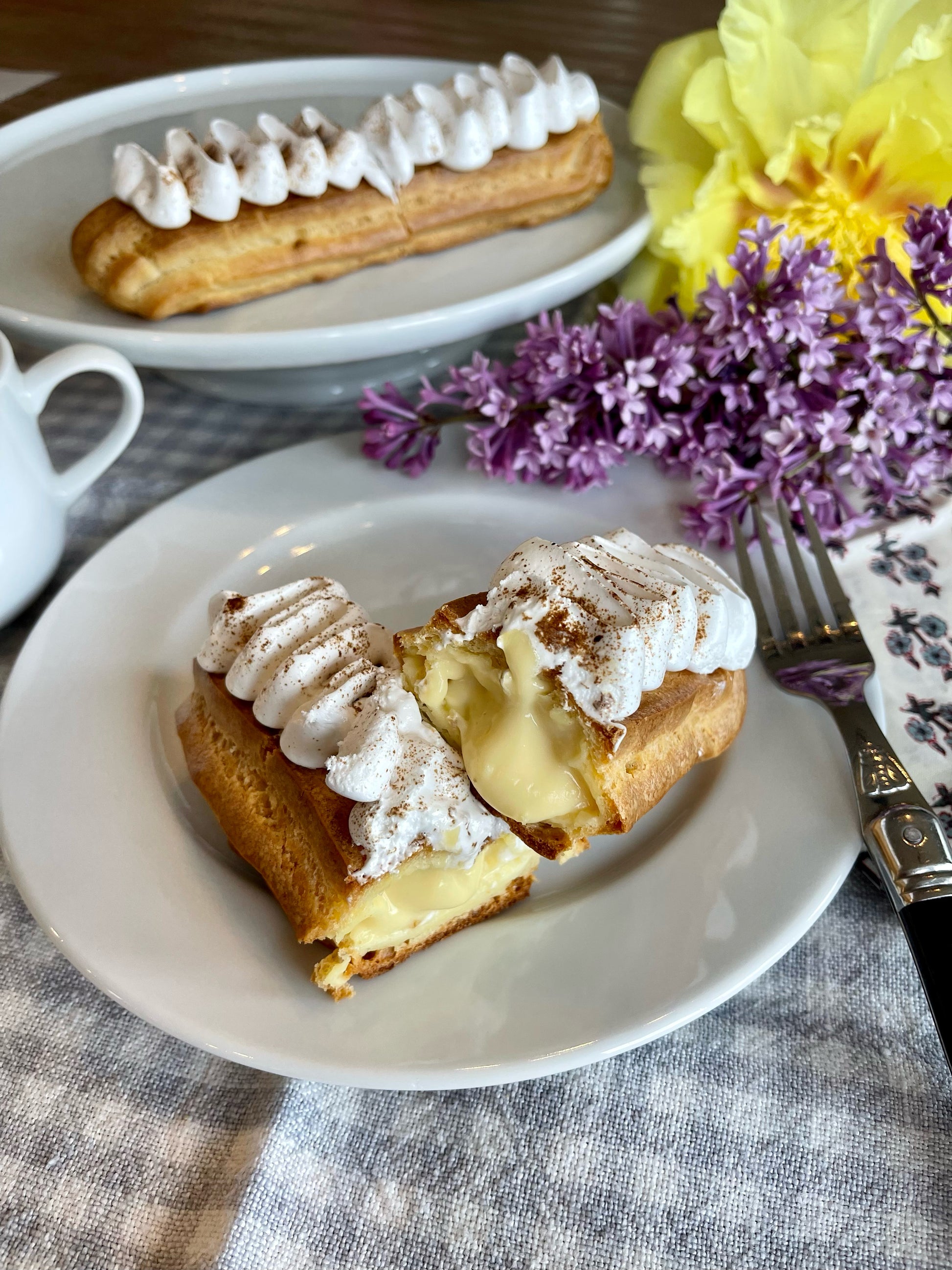 Vanilla Eclairs (Half Dozen) image 0