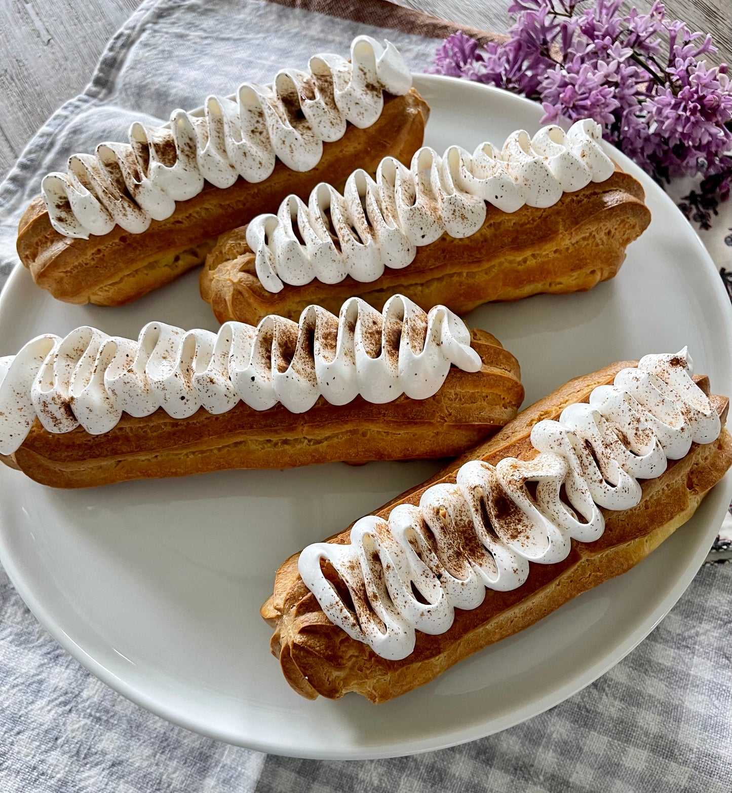 Vanilla Eclairs (Half Dozen) image 1
