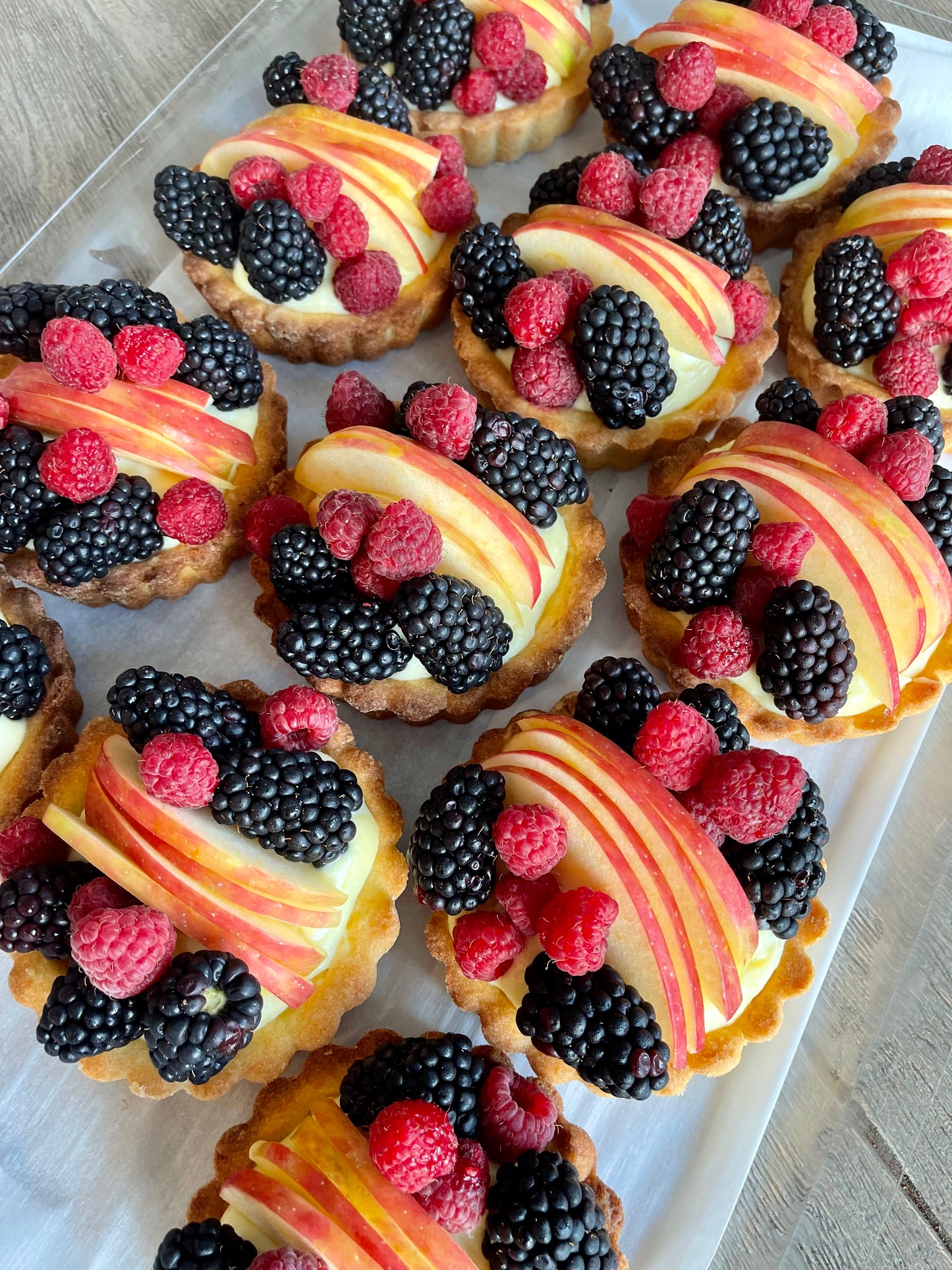 Apple & Berry Tarts (Dozen) image 0