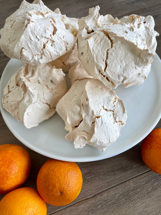 Blood Orange Meringues (Half Dozen) image 0